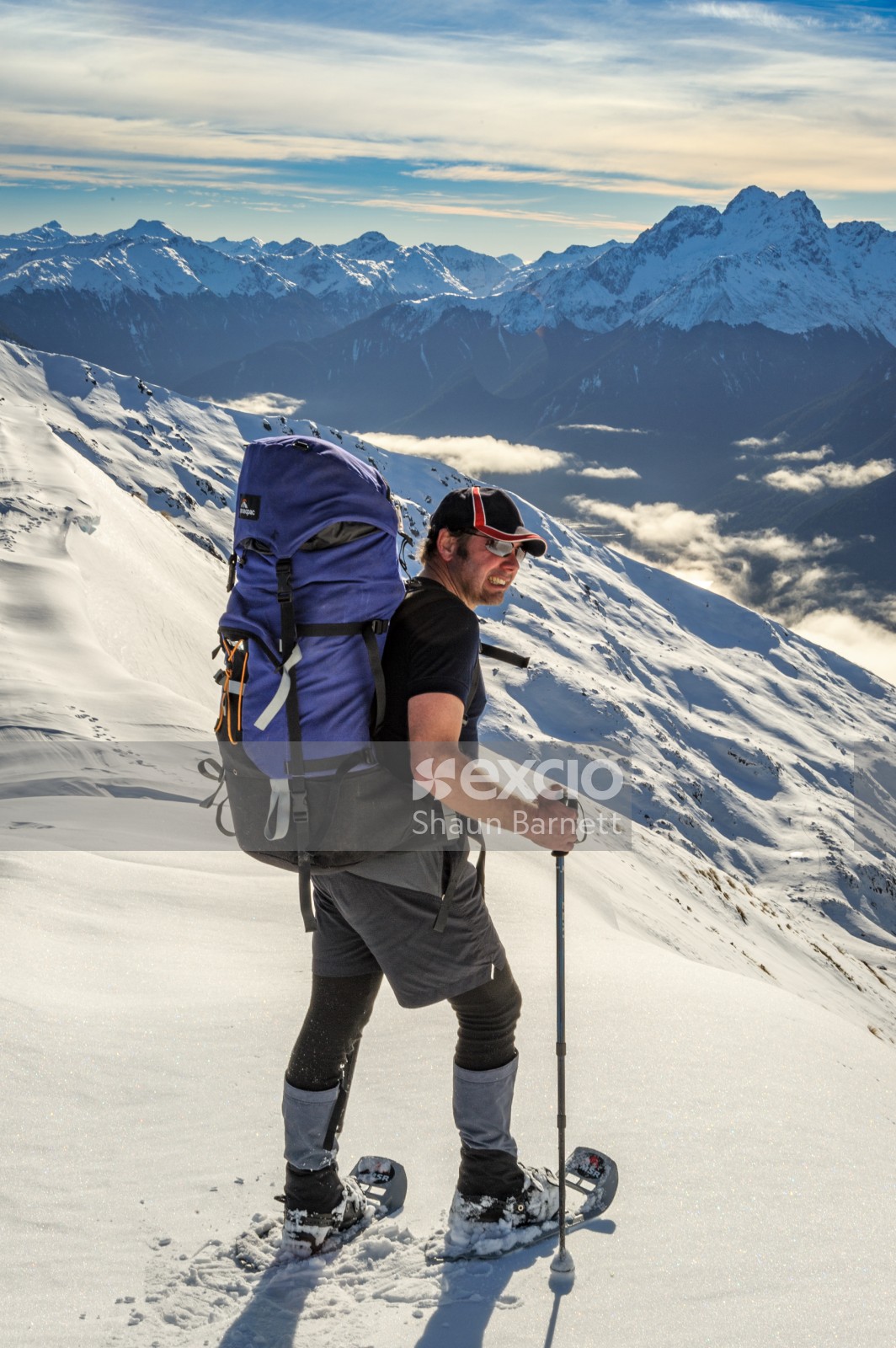 Snow shoeing, Kepler Track, Fiordand