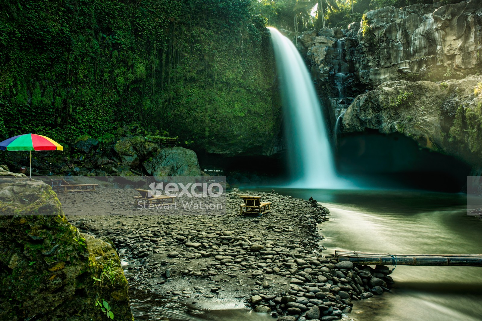 Jungle waterfall in Bali
