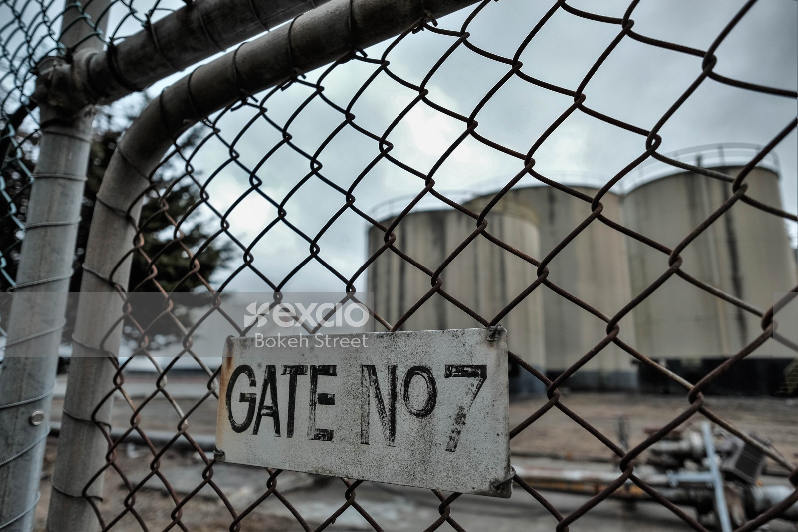 Gate No. 7 of an oil depot