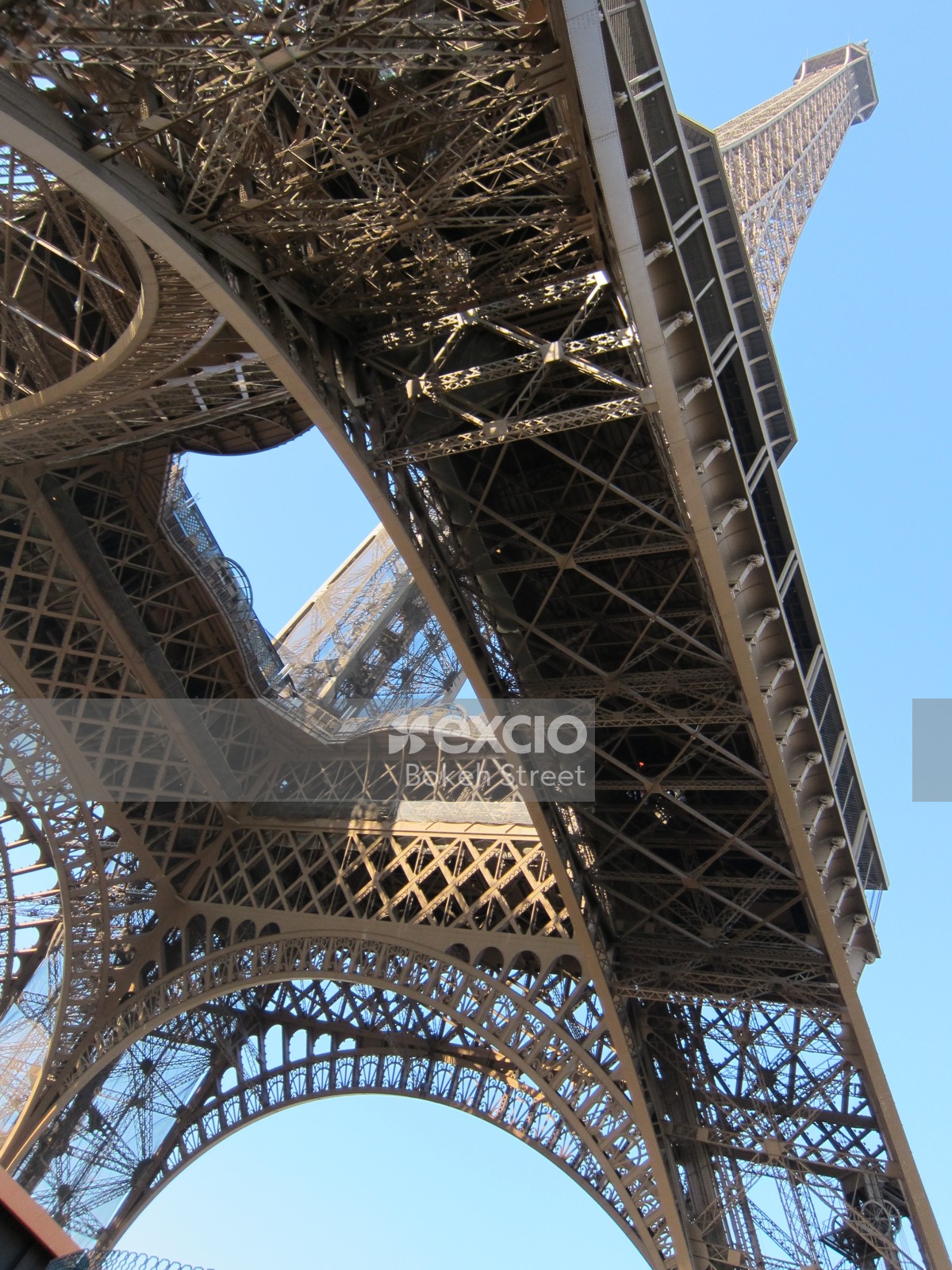Under the Eiffel tower Paris