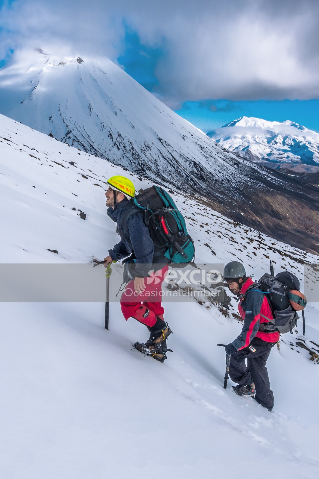 Climbing Mount Tongariro