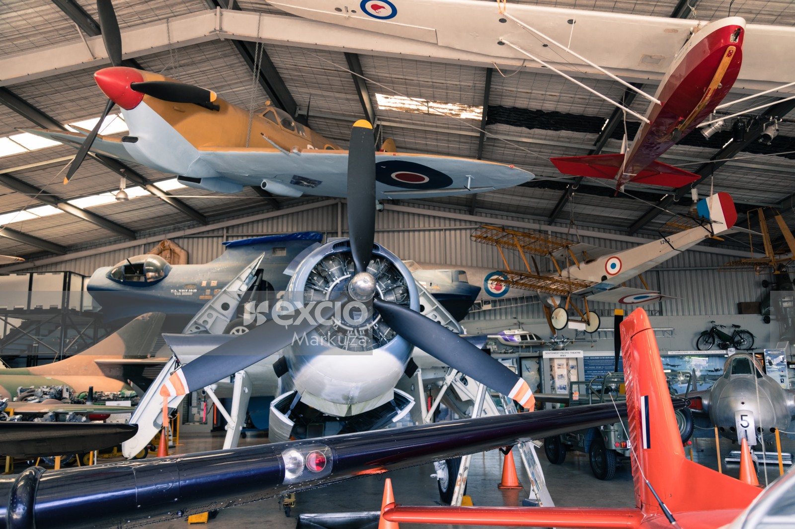 Aviation museum hangar
