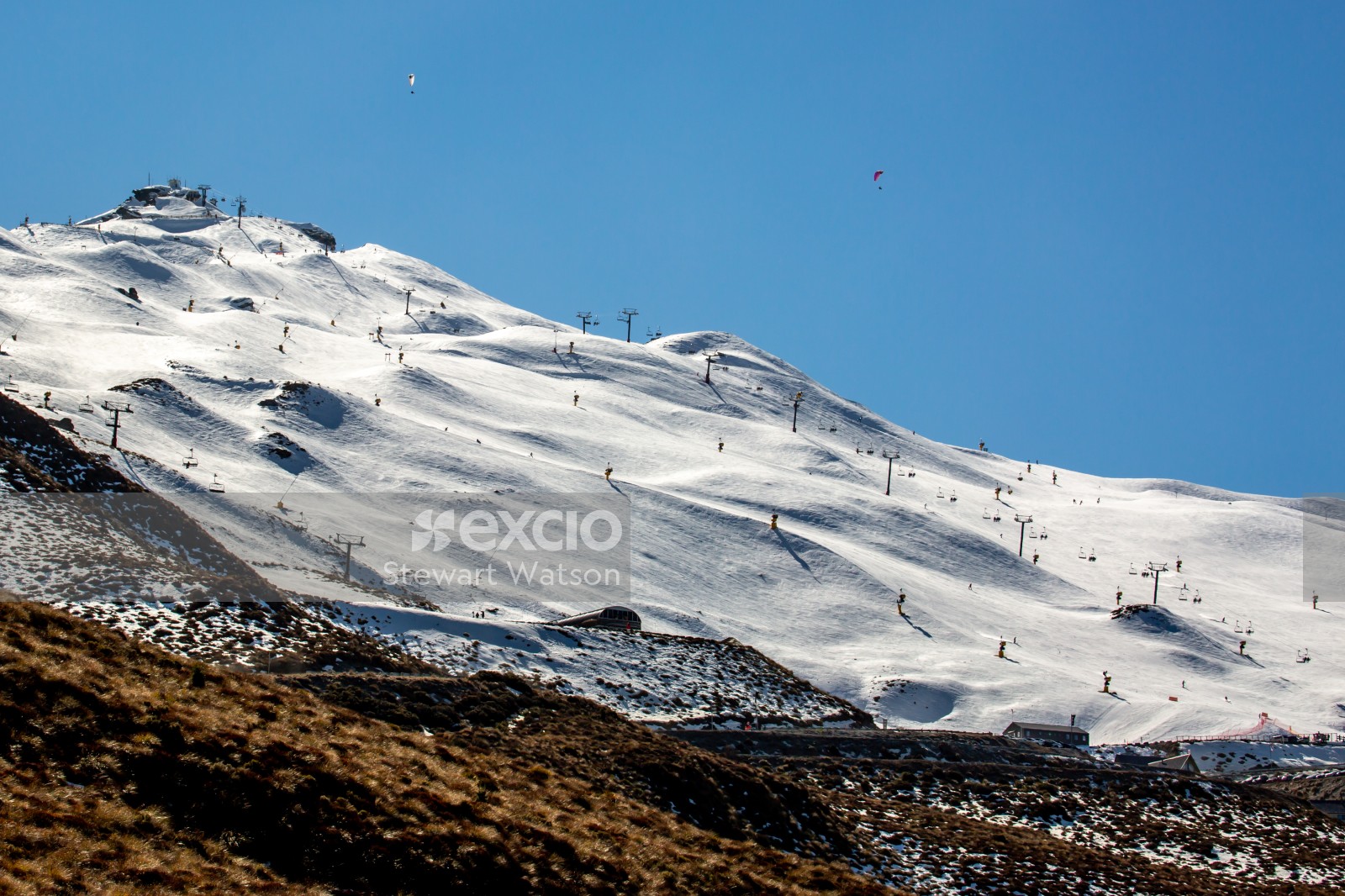 Snow fields of Cardrona