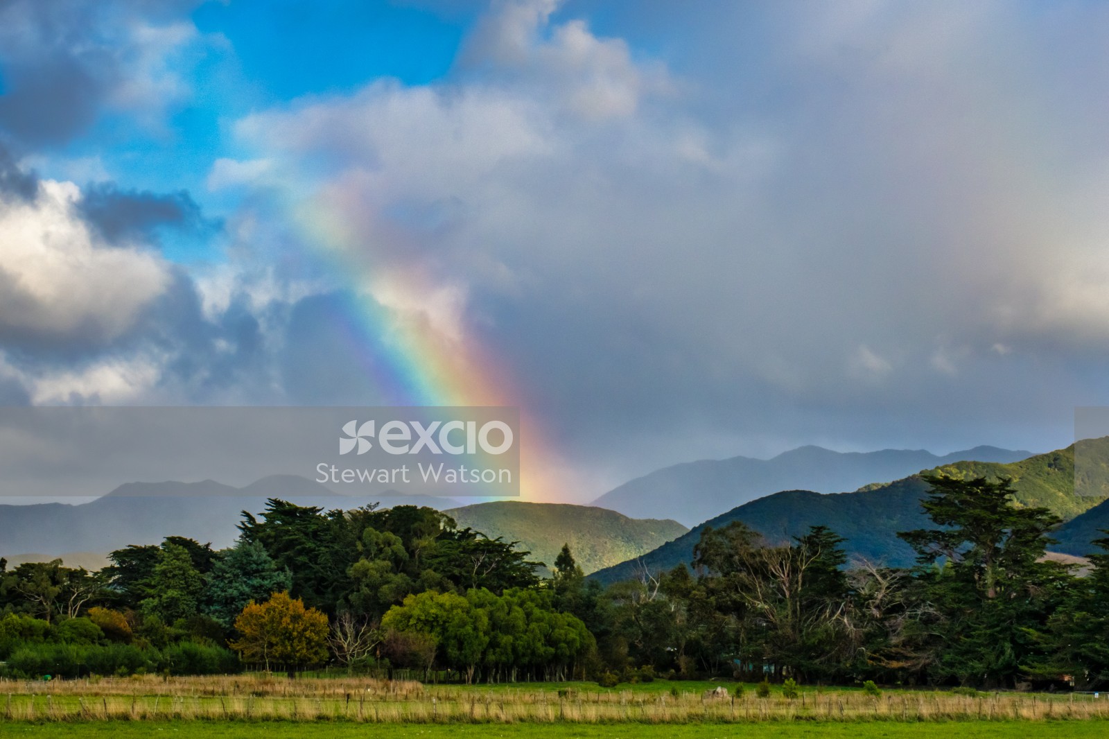 Rainbow over the Rimutaka Hill
