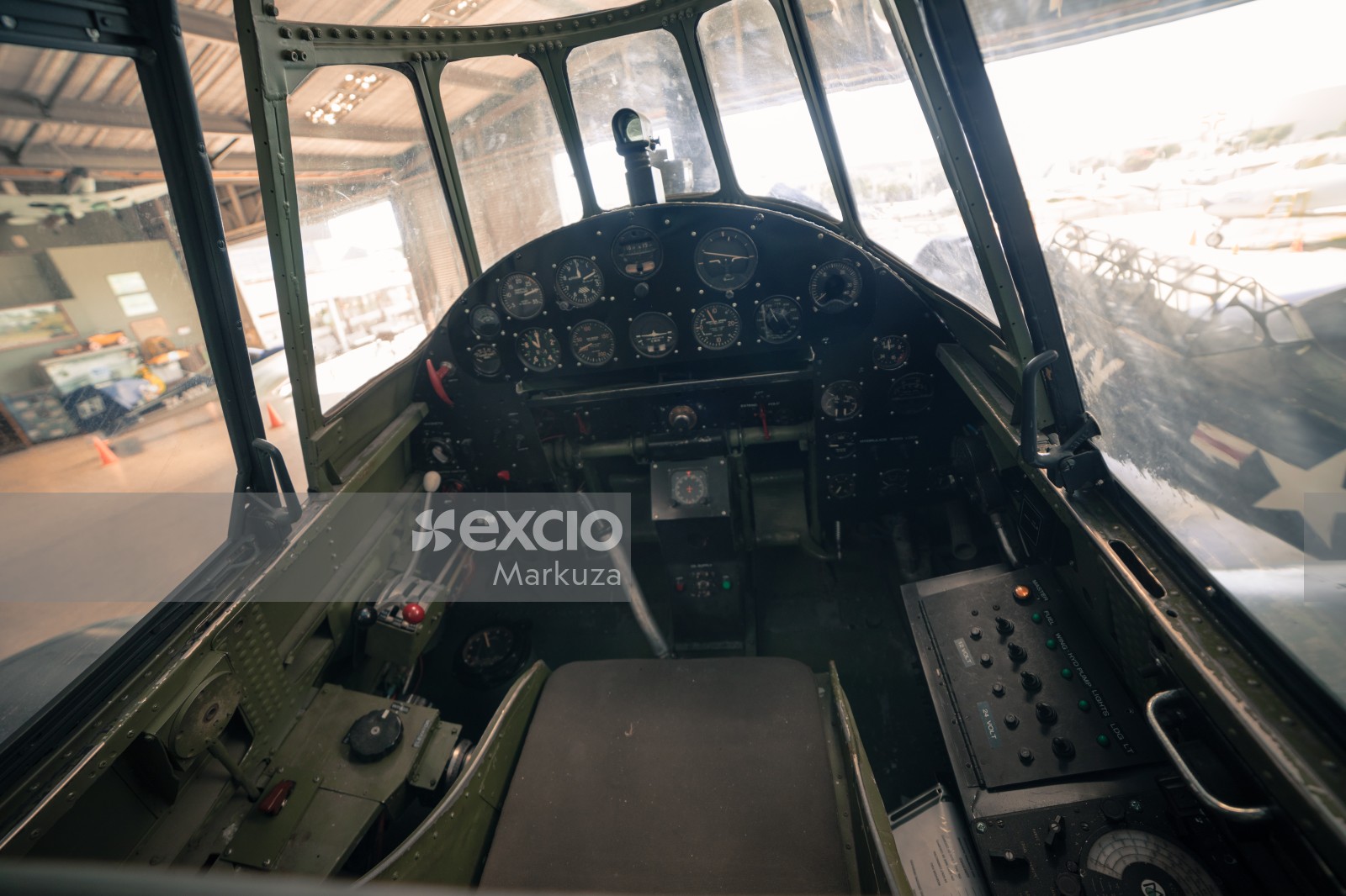 Grumman Avenger's cockpit
