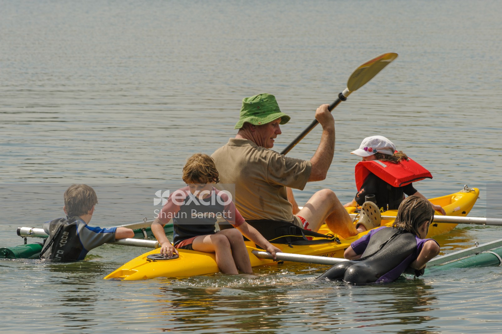 Canoeing, Lake Tutira