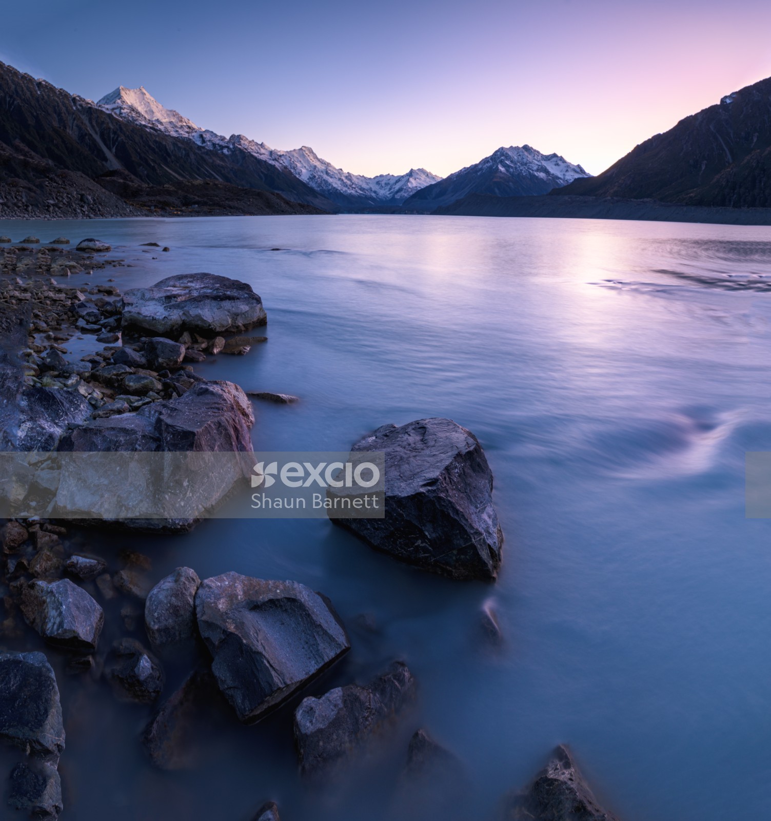 Dawn  Tasman Lake