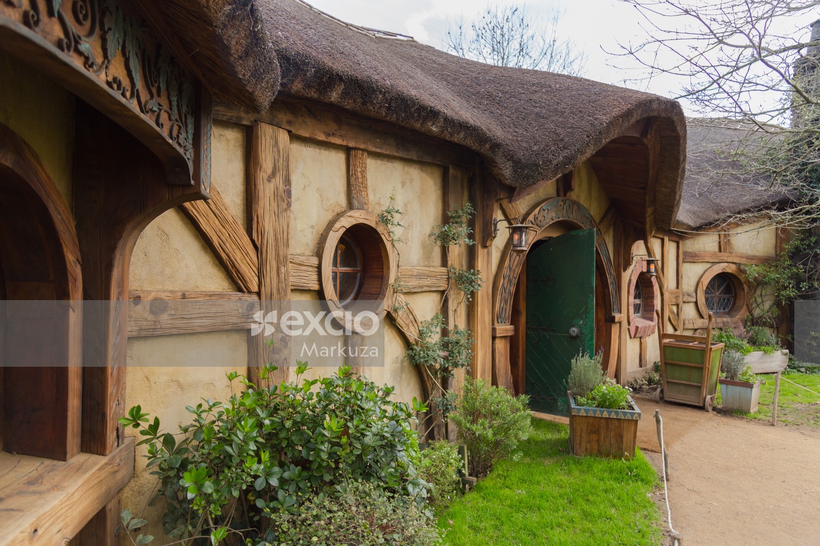 The green dragon inn architecture